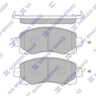 Колодки тормозные дисковые комплект шт Hi-Q SP4221 (фото 1)