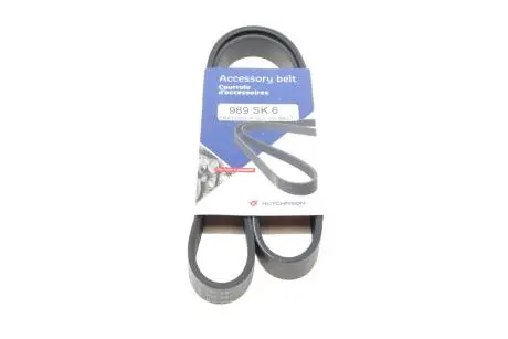Полікліновий ремінь HUTCHINSON 989 SK 6