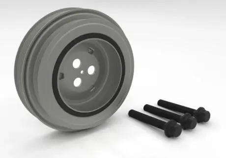 Шкив коленвала citroen jumper/ford transit 2.2hdi/2.2tdci 06- (с болтом) HUTCHINSON DP121S