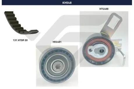 Ремiнь грм к-т HUTCHINSON KH548