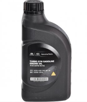 Моторное масло 5W30 Turbo Syn Gasoline 1л Kia/Hyundai/MOBIS 05100-00141 (фото 1)