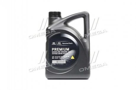 Олива моторна 5W20 Premium Gasoline 4л Kia/Hyundai/MOBIS 0510000421 (фото 1)