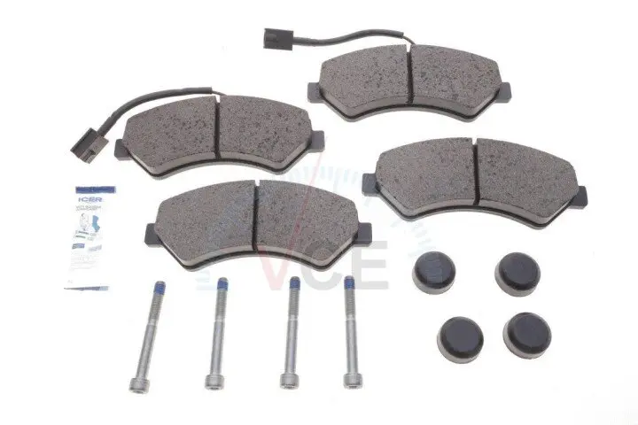 Фото 1 - Комплект тормозных колодок, дисковый тормоз ICER 141836-203 Комплект тормозных колодок, дисковый тормоз ICER 141836-203 (фото 1)