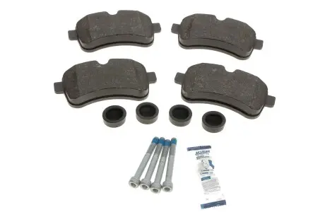 Комплект гальмівних колодок, дисковий гальмо ICER 141837