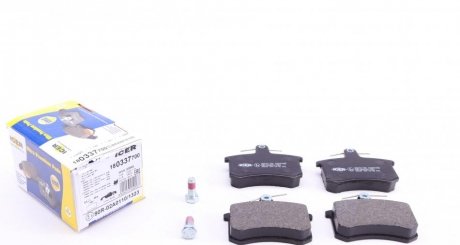 Комплект тормозных колодок, дисковый тормоз ICER 180337-700 (фото 1)
