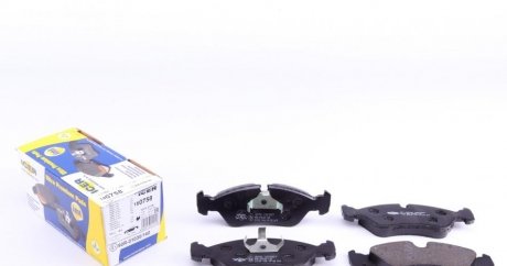 Колодки тормозные передние дисковые OPEL KADETT E (39, 49) 85-91; OPEL VECTRA B(36)95-02; OPEL ASTRA F (53_B) 93-01 ICER 180758 (фото 1)