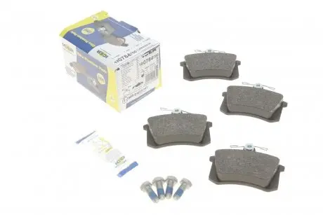 Комплект тормозных колодок, дисковый тормоз ICER 180784-700