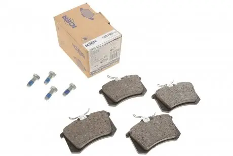 Комплект тормозных колодок, дисковый тормоз ICER 180789-700