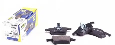 Комплект тормозных колодок, дисковый тормоз ICER 181298