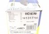 Комплект гальмівних колодок, дискове гальмо ICER 181317-700 (фото 5)