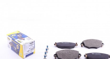 Комплект тормозных колодок, дисковый тормоз ICER 181380-701 (фото 1)