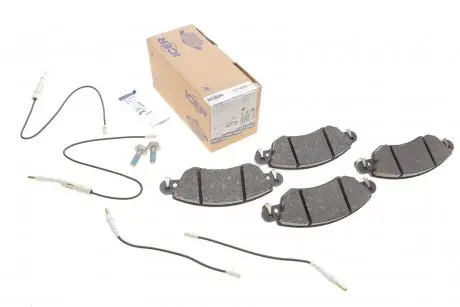 Колодки гальмівні (передні) citroen c5 01-08 (+датчик) ICER 181420-701