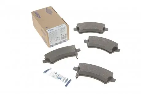 Комплект гальмівних колодок, дисковий гальмо ICER 181513