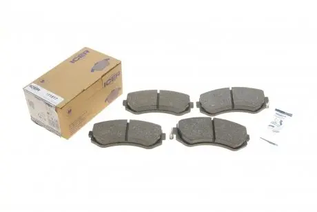 Колодки гальмівні (задні) nissan patrol gr v/armada 97- ICER 181517