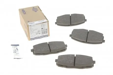 Комплект тормозных колодок, дисковый тормоз ICER 181540