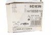 Комплект тормозных колодок, дисковый тормоз ICER 181658-703 (фото 11)