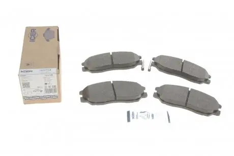 Колодки тормозные (передние) hyundai terracan 01-06/ssangyong rexton 02- ICER 181714
