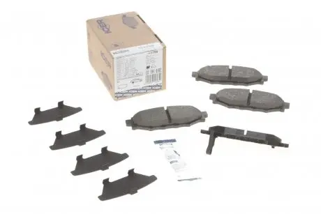 Комплект гальмівних колодок, дискове гальмо ICER 181759