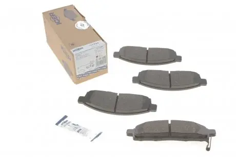 Комплект тормозных колодок, дисковый тормоз ICER 181784