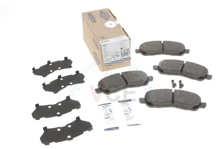 Фото 1 - Комплект тормозных колодок, дисковый тормоз ICER 181806 Комплект тормозных колодок, дисковый тормоз ICER 181806 (фото 1)