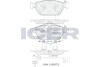 Колодки тормозные (передние) Audi A6 10-18/A7 Sportback 10-15/A8 10-18/Q5 12-17 (+датчики) ICER 181994 (фото 1)