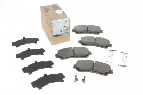 Комплект гальмівних колодок, дискове гальмо ICER 182181