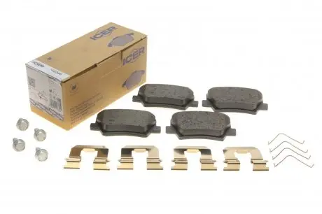 Колодки гальмівні (задні) volvo xc40 17- ICER 182346