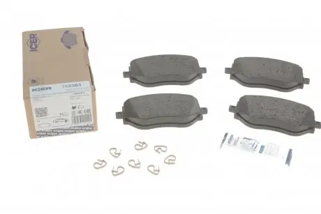 Колодки тормозные (передние) renault clio v/nissan micra v 18- ICER 182383