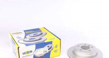 Диск тормозной (задний) bmw 1 (e81-e87)-3 (e90-e93) 04-13-x1 (e84) 09-15 (300x20)(с покр.)(вентилированный) ICER 78BD1974-2