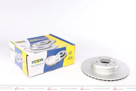 Диск тормозной (передний) ICER 78BD3555-2