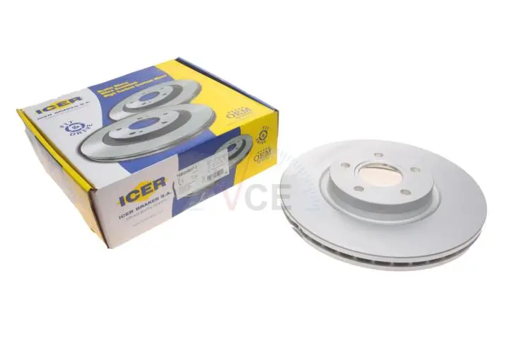 Диск тормозной (передний) ICER 78BD3937-2 (фото 1)
