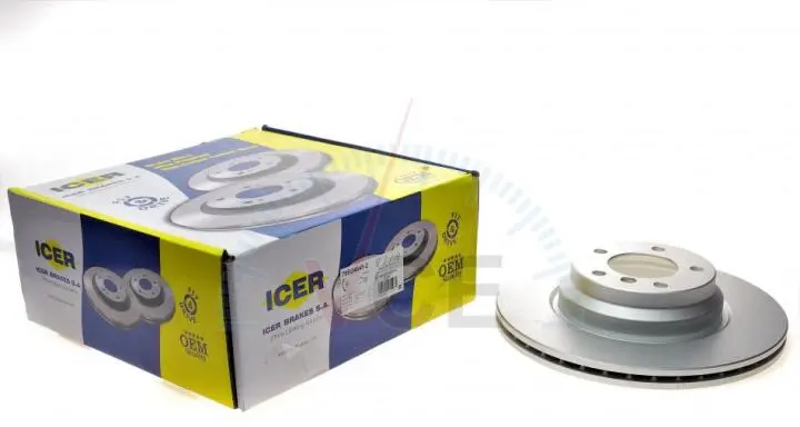 Фото 1 - Диск гальмівний (передній) ICER 78BD4645-2 Диск гальмівний (передній) ICER 78BD4645-2 (фото 1)