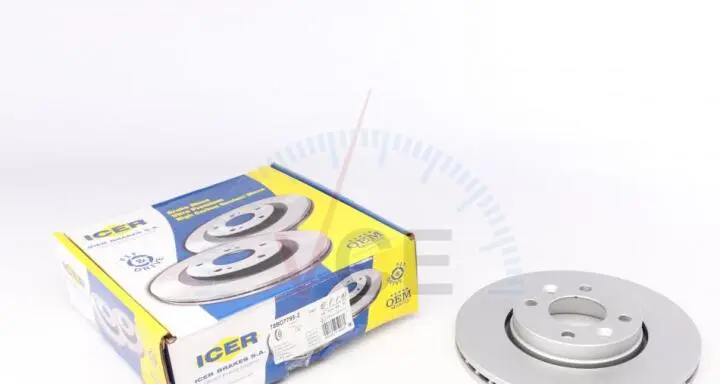 Фото 1 - Диск гальмівний (передній) ICER 78BD7795-2 Диск гальмівний (передній) ICER 78BD7795-2 (фото 1)