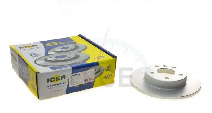Фото 1 - Диск гальмівний (задній) ICER 78BD9110-2 Диск гальмівний (задній) ICER 78BD9110-2 (фото 1)