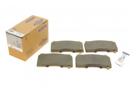 Колодки тормозные (передние) tesla model s 12-/model x 15-/model 3 19- ICER EV1990