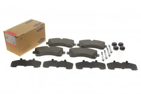 Колодки тормозные (передние) mb sprinter (906,907,910) 210-519cdi/vw crafter 30-35/30-50 06-(спарка) ICER LM1785
