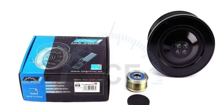 Комплект ременных шкивов, коленчатый вал. IJS GROUP 17-1081KIT A (фото 1)