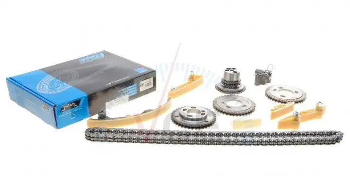 Комплект цепи грм ford transit 2.0-2.4di 00-06/mondeo 2.0 00-07 (цепь, натяжник, шестерня) IJS GROUP 40-1020FK (фото 1)