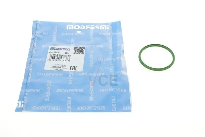 Прокладка патрубка интеркулера уплотняющая IMPERGOM 20281 (фото 1)