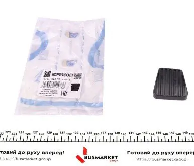 Педальная накладка, педаль тормоз; накладка на педаль, педаль сцепления IMPERGOM 31315