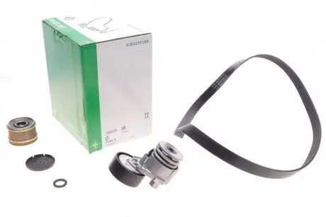 Комплект ремня генератора renault kangoo 1.5dci 08- (6pk1203) INA 529 0009 20