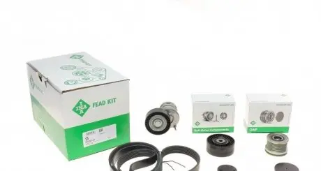 Комплект ременя генератора audi a4/a6/q5 2.0 tdi 05-15, (6pk 1580) INA 529 0521 20