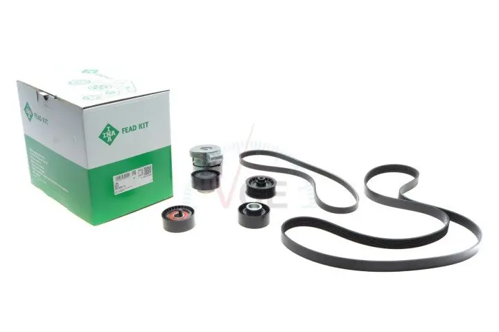 Фото 1 - Комплект ремня генератора ford transit custom 2.2 tdci 12-15 (6pk1685/4pk922) INA 529 0526 10 Комплект ремня генератора ford transit custom 2.2 tdci 12-15 (6pk1685/4pk922) INA 529 0526 10 (фото 1)