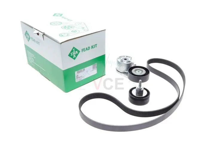 Фото 1 - Комплект ремня генератора ford transit custom 2.0 ecoblue 15- (6pk1413) INA 529 0550 10 Комплект ремня генератора ford transit custom 2.0 ecoblue 15- (6pk1413) INA 529 0550 10 (фото 1)