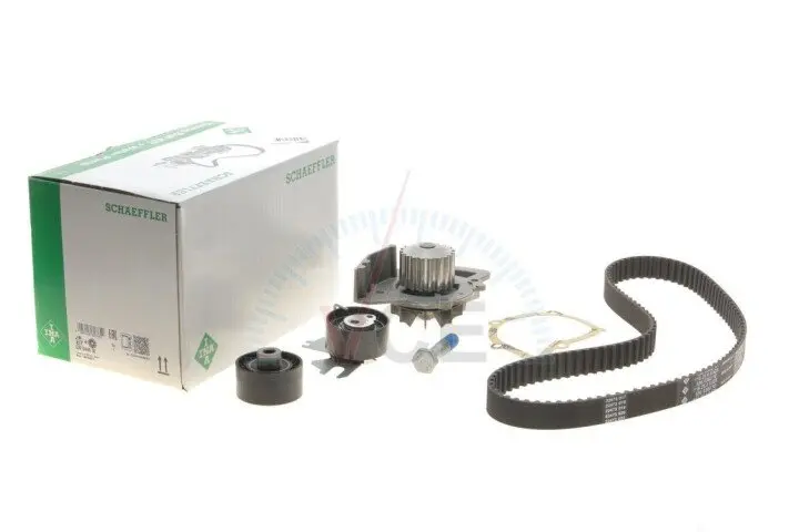 Водяной насос + комплект зубчатого ремня INA 530 0449 30 (фото 1)