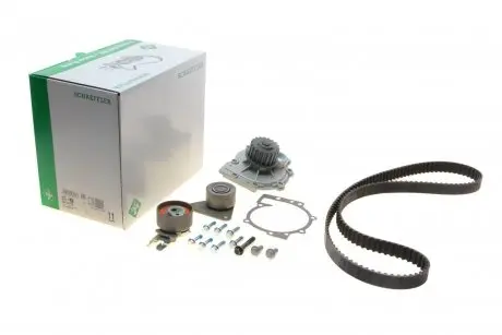 Комплект грм + насос ford focus ii/kuga i/mondeo iv 2.5 05-15/volvo c70/s40/s60/s80 2.0-2.5t 06-12 (23x142) INA 530046730