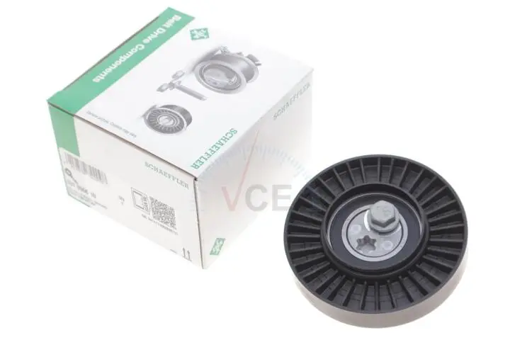 Ролик генератора ауди а4/а6/VW Touareg 3.0 TSI 17- (натяжной) (100x18.4) INA 531 0966 10 (фото 1)