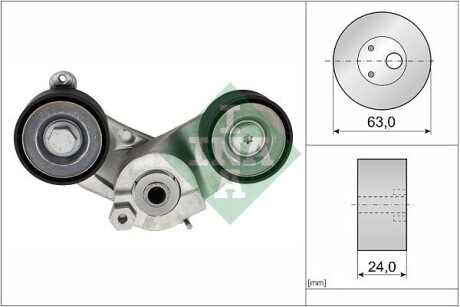 Натяжник ременя генератора аudi а6/а7/а8/Q8 3.0TFSI 17- INA 534 0933 10 (фото 1)