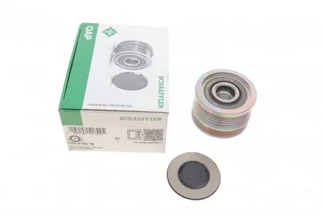 Шків генератора opel astra h/vectra c/zafira b 1.6-1.9 cdti 05-15 INA 535 0143 10