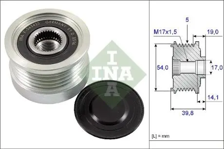 Шків генератора INA 535022110